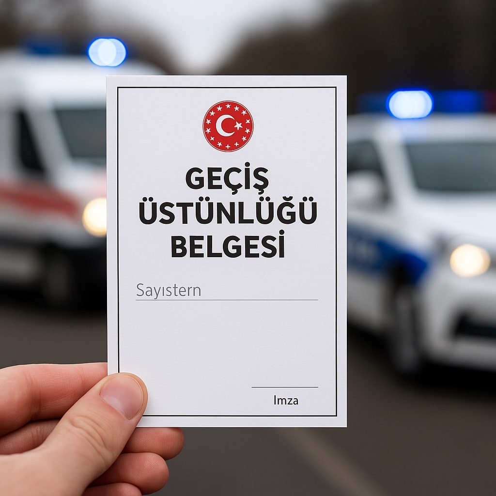 Bilgili Usta - Araçlara Geçiş Üstünlüğü Belgesi Nasıl Alınır? 2025 Güncel Rehber - Gecis ustunlugu